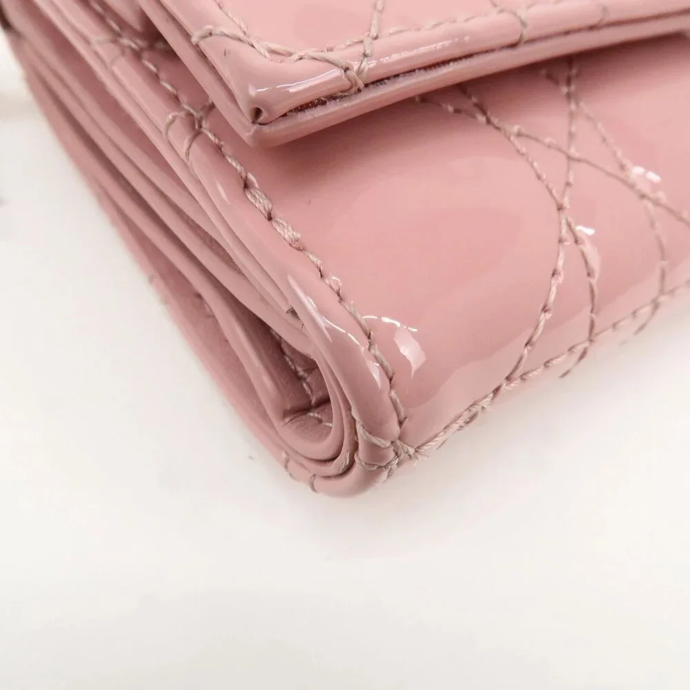 ❤️Authentic Christian Dior Lady Dior Cannage Lotus Wallet❤️